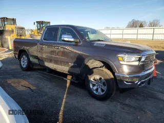 2019 Ram 1500 Laramie with VIN 1C6SRFDT9KN777070, listed as a Copart auction lot 87887465 with 68,480 mi miles and Salvage Title. Bid and sale history available at carsss.com. Image 4.