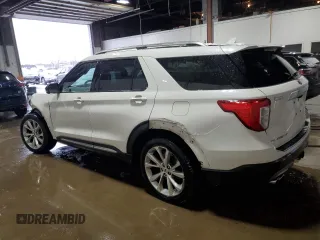 2022 Ford Explorer Platinum with VIN 1FM5K8HC4NGA08755, listed as a Copart auction lot 87959925 with 54,263 mi miles and Salvage Title. Bid and sale history available at carsss.com. Image 2.