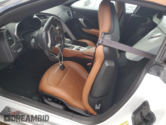 2017 Chevrolet Corvette 2LT with VIN 1G1YD3D76H5116584, listed as a Copart auction lot 73761684 with 0 mi miles and Non Repairable. Bid and sale history available at carsss.com. Image 7.