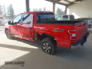 2018 Ford F-150 XL with VIN 1FTEW1EBXJKE16406, listed as a IAAI auction lot 42127221 with 97,408 mi miles. Bid and sale history available at carsss.com. Image 3.