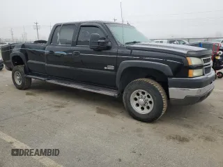 2005 Chevrolet Silverado 3500 SRW LT with VIN 1GCHK332X5F800031, listed as a Copart auction lot 82807534 with 155,542 mi miles and Salvage Title. Bid and sale history available at carsss.com. Image 4.