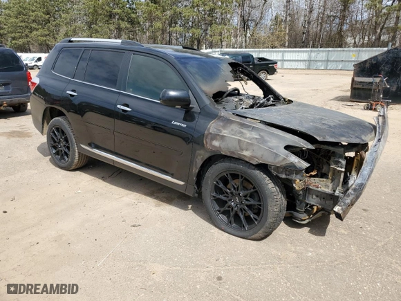 2011 Toyota Highlander Limited with VIN 5TDDK3EH7BS058277, listed as a Copart auction lot 54341375 with 0 mi miles and Non Repairable. Bid and sale history available at carsss.com. Image 4.