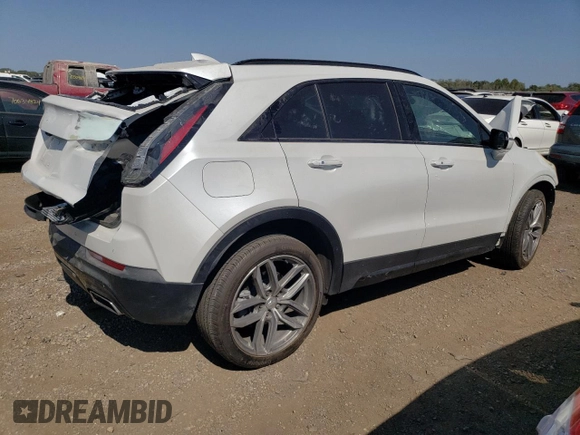 2023 Cadillac XT4 AWD Sport with VIN 1GYFZFR42PF171939, listed as a Copart auction lot 70484524 with 20,087 mi miles and Salvage Title. Bid and sale history available at carsss.com. Image 3.