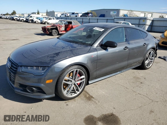 2017 Audi A7 Premium Plus with VIN WAUW3AFC2HN051875, listed as a Copart auction lot 43174955 with 125,521 mi miles and Salvage Title. Bid and sale history available at carsss.com. Image 1.