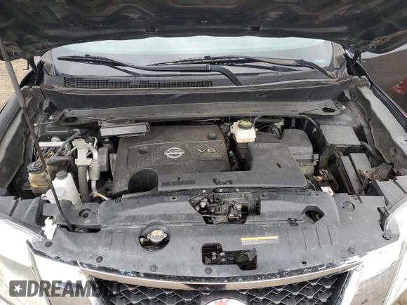 2015 Nissan Pathfinder Platinum with VIN 5N1AR2MM8FC642603, listed as a Copart auction lot 43323565 with 122,493 mi miles and Salvage title. Bid and sale history available at DreamBid. Image 14.