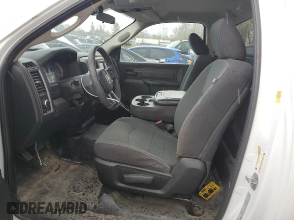 2022 Ram 1500 Tradesman with VIN 3C6JR7DG3NG376017, listed as a Copart auction lot 54113605 with 40,315 mi miles and Salvage title. Bid and sale history available at DreamBid. Image 7.
