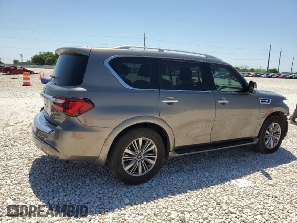 2018 Infiniti QX80 with VIN JN8AZ2NF0J9660222, listed as a Copart auction lot 51170465 with 94,861 mi miles and Salvage Title. Bid and sale history available at carsss.com. Image 3.