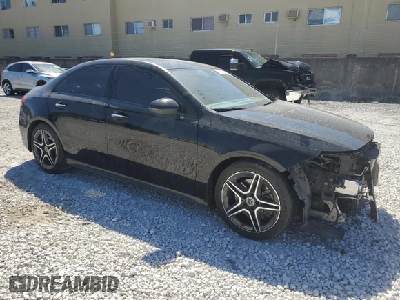 2020 Mercedes-Benz A 220 with VIN W1K3G4FB3LJ237580, listed as a Copart auction lot 47146925 with 84,987 mi miles and Salvage Title. Bid and sale history available at DreamBid. Image 4.