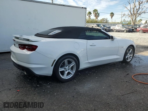 2020 Chevrolet Camaro 1LT with VIN 1G1FB3DS6L0112607, listed as a Copart auction lot 87501625 with 52,385 mi miles and Non Repairable. Bid and sale history available at carsss.com. Image 3.