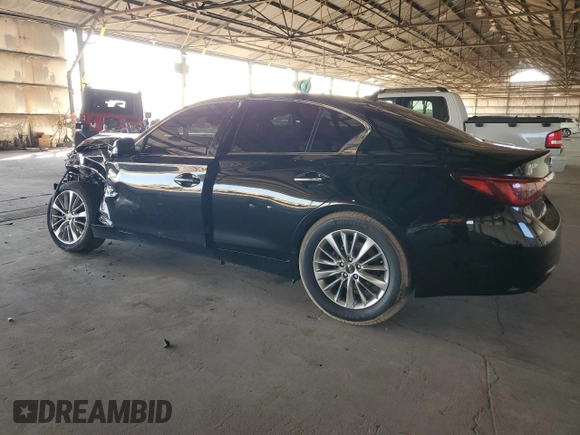 2019 Infiniti Q50 3.0t LUXE with VIN JN1EV7APXKM513587, listed as a Copart auction lot 77808874 with 71,729 mi miles and Clean Title. Bid and sale history available at carsss.com. Image 2.