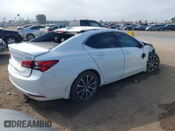 2016 Acura TLX Technology with VIN 19UUB2F52GA003305, listed as a IAAI auction lot 41861442 with 44,709 mi miles and . Bid and sale history available at DreamBid. Image 4.