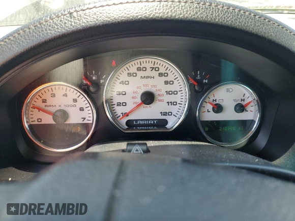 2008 Ford F-150 XLT with VIN 1FTPW12538FC06644, listed as a Copart auction lot 59061335 with 210,000 mi miles and Clean title. Bid and sale history available at DreamBid. Image 9.