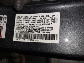 2012 Honda CR-V EX-L with VIN 5J6RM3H73CL022649, listed as a IAAI auction lot 42113930 with 127,625 mi miles. Bid and sale history available at carsss.com. Image 9.