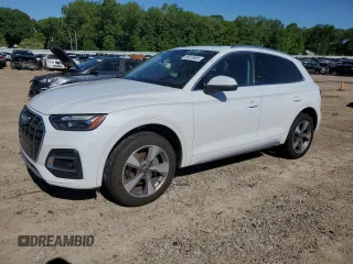 2023 Audi Q5 Premium with VIN WA1ABAFYXP2033212, listed as a Copart auction lot 55616685 with 30,814 mi miles and Salvage title. Bid and sale history available at DreamBid. Image 1.