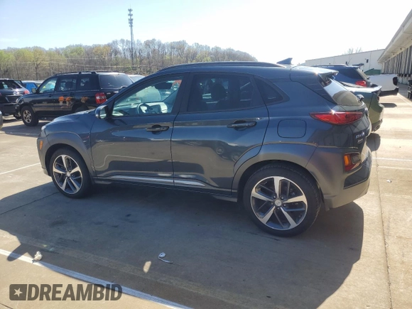 2020 Hyundai Kona Limited z VIN KM8K33A5XLU442577, wystawiony jako Copart lot #52168935 z przebiegiem 17 442 mil mil oraz Szkoda całkowita • Salvage title. Historia ofert i sprzedaży dostępna na DreamBid. Obrazek 2.
