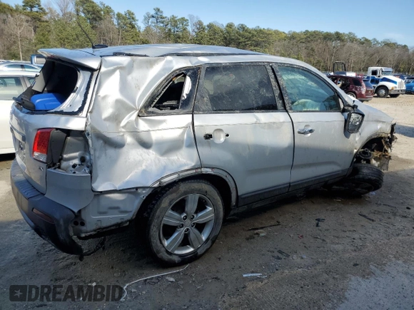 2012 Kia Sorento EX with VIN 5XYKU4A65CG249335, listed as a Copart auction lot 48161005 with 0 mi miles and Salvage Title. Bid and sale history available at carsss.com. Image 3.
