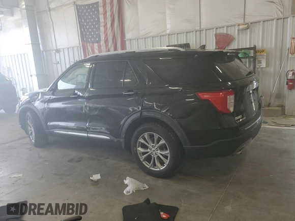 2021 Ford Explorer Limited with VIN 1FMSK8FHXMGB36465, listed as a Copart auction lot 49382435 with 111,915 mi miles and Non Repairable. Bid and sale history available at carsss.com. Image 2.