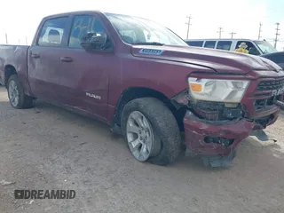 2023 Ram 1500 Big Horn with VIN 1C6SRFFT4PN541429, listed as a IAAI auction lot 42593919 with 55,487 mi miles and . Bid and sale history available at DreamBid. Image 1.
