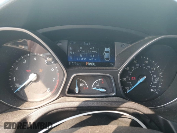 2016 Ford Focus SE with VIN 1FADP3F23GL404271, listed as a Copart auction lot 59134625 with 115,730 mi miles and Clean title. Bid and sale history available at DreamBid. Image 9.