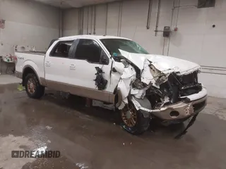 2014 Ford F-150 XL with VIN 1FTFW1ET9EKE72176, listed as a IAAI auction lot 41294576 with 129,677 mi miles. Bid and sale history available at carsss.com. Image 1.