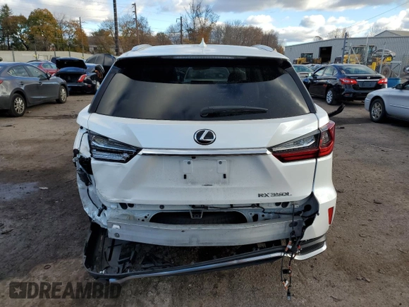 2021 Lexus RX with VIN JTJHZKFA4M2029125, listed as a Copart auction lot 78623524 with 83,535 mi miles and Salvage Title. Bid and sale history available at carsss.com. Image 6.