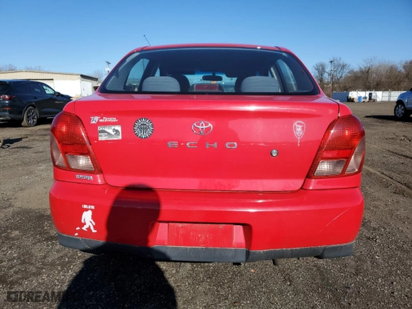2001 Toyota ECHO with VIN JTDBT123710115399, listed as a Copart auction lot 51483495 with 67,066 mi miles and Salvage Title. Bid and sale history available at carsss.com. Image 6.