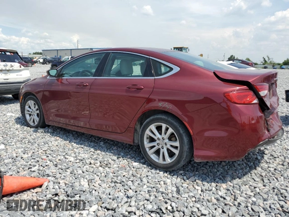2015 Chrysler 200 Limited with VIN 1C3CCCABXFN676977, listed as a Copart auction lot 61131745 with 99,900 mi miles and Salvage title. Bid and sale history available at DreamBid. Image 2.