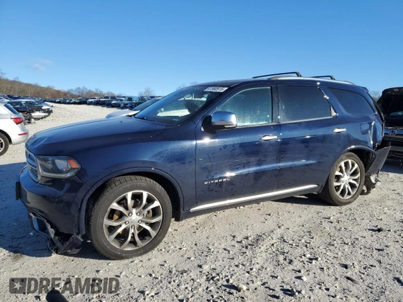 2016 Dodge Durango Citadel z VIN 1C4RDJEG3GC486240, wystawiony jako Copart lot #41580915 z przebiegiem 126 459 mil mil oraz Szkoda całkowita • Salvage title. Historia ofert i sprzedaży dostępna na DreamBid. Obrazek 1.