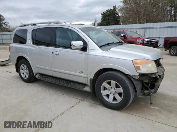 2009 Nissan Armada SE z VIN 5N1BA08D19N600681, wystawiony jako Copart lot #49723785 z przebiegiem 369 498 mil mil oraz Szkoda całkowita • Salvage title. Historia ofert i sprzedaży dostępna na DreamBid. Obrazek 4.