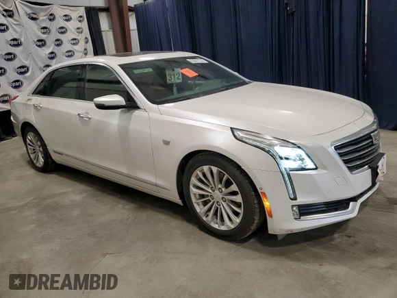 2017 Cadillac CT6 Plug-In RWD with VIN LREKK5RX7HA056069, listed as a Copart auction lot 50103895 with 75,393 mi miles and Clean title. Bid and sale history available at DreamBid. Image 4.