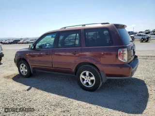 2007 Honda Pilot EX with VIN 5FNYF28497B041940, listed as a Copart auction lot 53581635 with 221,572 mi miles and Clean Title. Bid and sale history available at carsss.com. Image 2.