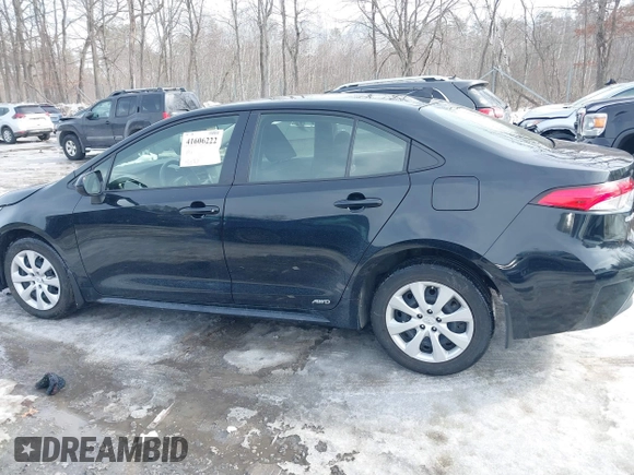2023 Toyota Corolla Hybrid LE with VIN JTDBDMHE7P3004396, listed as a IAAI auction lot 41606222 with 15,037 mi miles. Bid and sale history available at carsss.com. Image 14.