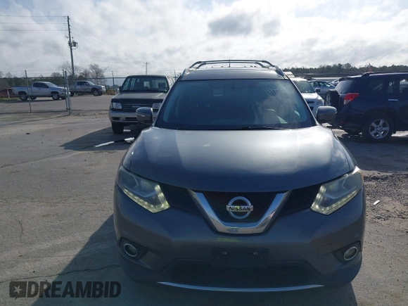 2015 Nissan Rogue SL with VIN 5N1AT2MT2FC821731, listed as a IAAI auction lot 41816538 with 159,659 mi miles. Bid and sale history available at carsss.com. Image 6.