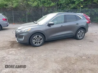 2020 Ford Escape SEL with VIN 1FMCU0H68LUA61096, listed as a IAAI auction lot 42062185 with 60,972 mi miles and . Bid and sale history available at carsss.com. Image 2.