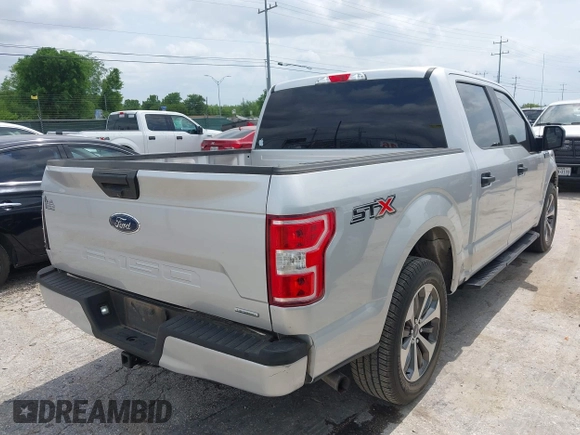 2019 Ford F-150 XL with VIN 1FTEW1CPXKKC96722, listed as a IAAI auction lot 42099029 with 155,694 mi miles and . Bid and sale history available at DreamBid. Image 4.