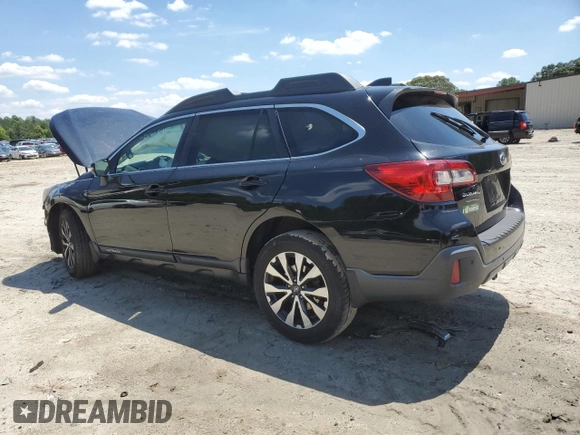 2018 Subaru Outback Limited with VIN 4S4BSANC4J3360749, listed as a Copart auction lot 57300185 with 107,678 mi miles and Salvage title. Bid and sale history available at DreamBid. Image 2.