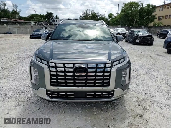 2024 Hyundai Palisade Calligraphy z VIN KM8R74GE0RU768073, wystawiony jako Copart lot #55093825 z przebiegiem 14 217 mil mil oraz Szkoda całkowita • Salvage title. Historia ofert i sprzedaży dostępna na DreamBid. Obrazek 13.
