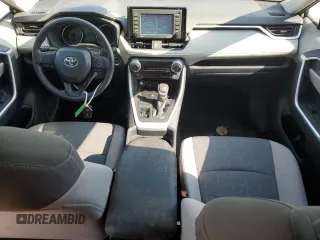 2021 Toyota RAV4 XLE with VIN 2T3W1RFV6MC152866, listed as a Copart auction lot 53529645 with 0 mi miles and Salvage Title. Bid and sale history available at carsss.com. Image 8.
