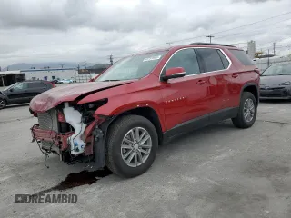 2023 Chevrolet Traverse LT Cloth z VIN 1GNERGKW2PJ315934, wystawiony jako Copart lot #53751945 z przebiegiem 4 932 mil mil oraz Szkoda całkowita • Salvage title. Historia ofert i sprzedaży dostępna na DreamBid. Obrazek 1.