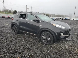 2020 Kia Sportage S with VIN KNDP6CAC6L7823051, listed as a Copart auction lot 46468565 with 17,486 mi miles and Salvage Title. Bid and sale history available at carsss.com. Image 4.