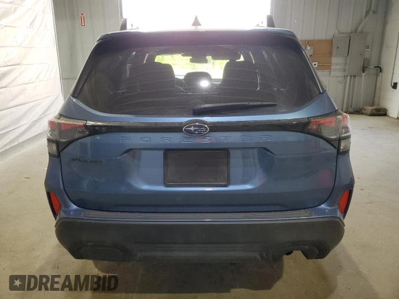 2025 Subaru Forester Premium with VIN JF2SLDDC9SH471002, listed as a Copart auction lot 56819605 with 3,711 mi miles and Salvage title. Bid and sale history available at DreamBid. Image 6.