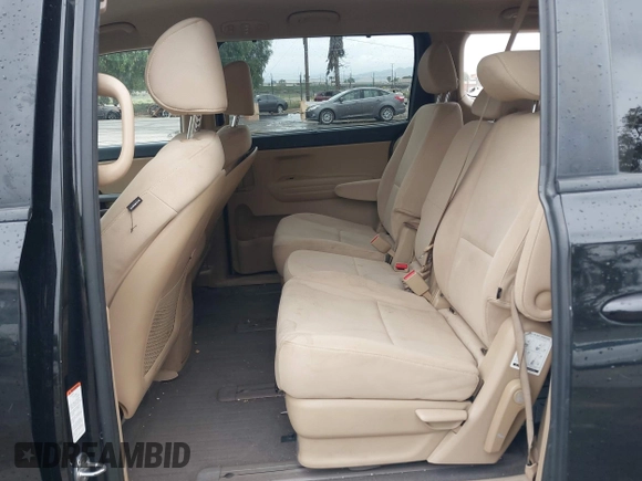 2015 Kia Sedona LX with VIN KNDMB5C14F6051455, listed as a IAAI auction lot 41991513 with 154,967 mi miles and . Bid and sale history available at DreamBid. Image 8.