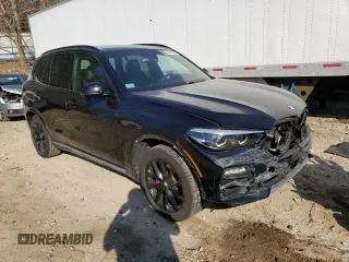 2020 BMW X5 xDrive40i with VIN 5UXCR6C03LLL75335, listed as a Copart auction lot 48447093 with 48,627 mi miles. Bid and sale history available at carsss.com. Image 4.