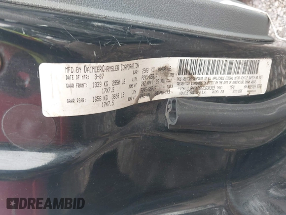 2007 Jeep Commander Sport с VIN 1J8HG48K07C630369, выставлен на аукционе IAAI как лот 42621082 с пробегом 249 852 миль миль и . История ставок и продаж доступна на DreamBid. Изображение 9.