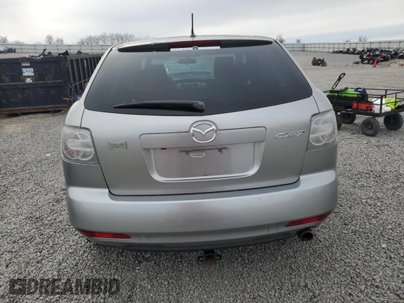 2011 Mazda CX-7 i Sport with VIN JM3ER2B51B0358508, listed as a Copart auction lot 50466235 with 134,630 mi miles and Salvage Title. Bid and sale history available at carsss.com. Image 6.