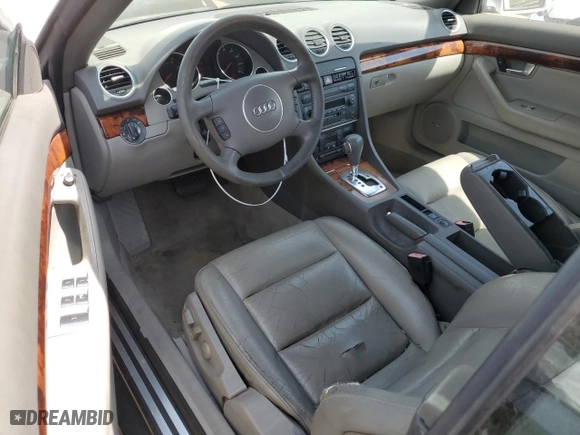 2003 Audi A4 3.0L with VIN WAUAT48H03K018355, listed as a Copart auction lot 53523405 with 104,271 mi miles and Clean Title. Bid and sale history available at carsss.com. Image 8.