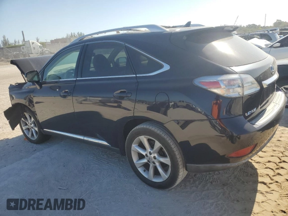 2010 Lexus RX 350 with VIN 2T2ZK1BA0AC012780, listed as a Copart auction lot 52297325 with 97,649 mi miles and Salvage Title. Bid and sale history available at DreamBid. Image 2.