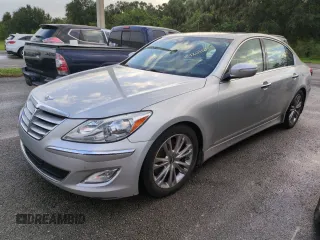 2013 Hyundai Genesis 3.8L with VIN KMHGC4DD2DU241126, listed as a Copart auction lot 74201064 with 150,659 mi miles and Non Repairable. Bid and sale history available at carsss.com. Image 1.