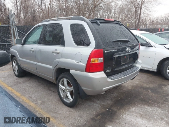 2005 Kia Sportage LX with VIN KNDJE723257071317, listed as a IAAI auction lot 41547643 with 267,610 mi miles and . Bid and sale history available at carsss.com. Image 3.