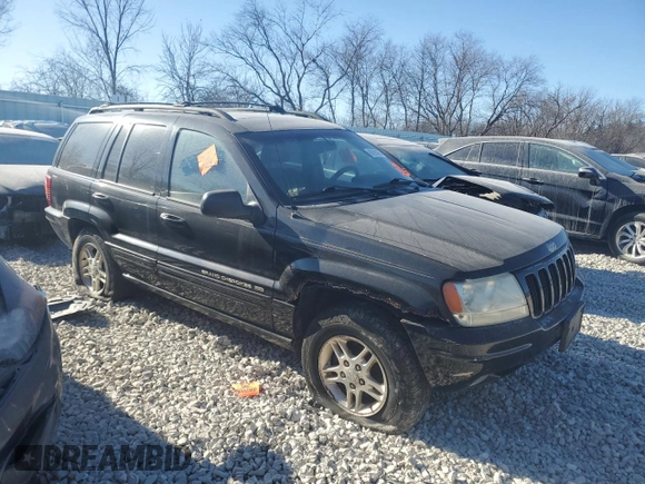 1999 Jeep Grand Cherokee Limited with VIN 1J4GW68SXXC713416, listed as a Copart auction lot 88296395 with 0 mi miles and Non Repairable. Bid and sale history available at carsss.com. Image 4.